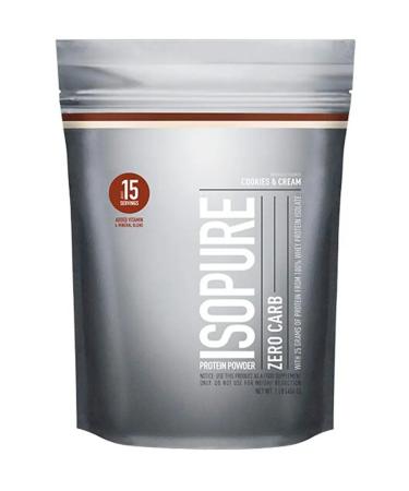 Isopure Protein Zero Carb 454 g - cookies with cream