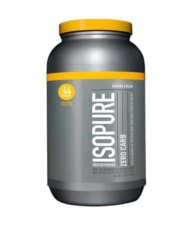 Isopure Protein Zero Carb 1360 g - banana cream