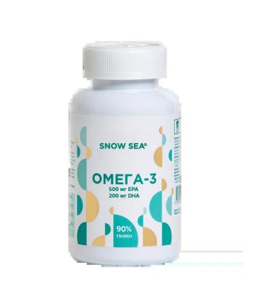 SNOW SEA Omega-3 90% fish oil 900 mg for the heart and blood vessels 60 pcs - Buy Online on GoSupps.com