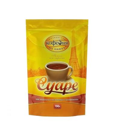 Moscow Coffee Shop on Shares Coffee soluble manual transmission Suare 190g