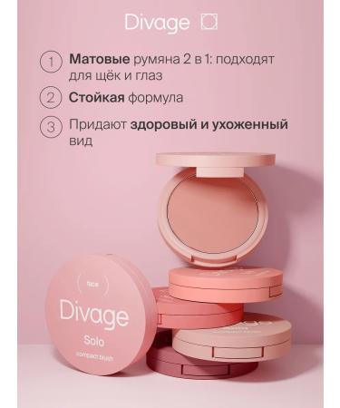 DIVAGE Face blush compact Solo tone 04 - Buy Online on GoSupps.com