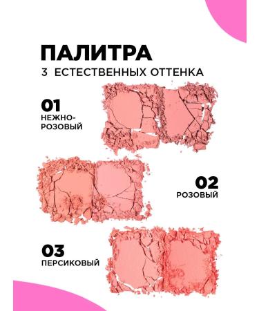 VIVIENNE SABO Face blush Dry double Naturel tone 02 pink - Buy Online on GoSupps.com