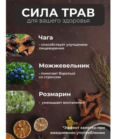 Chaga tea Chaga with juniper and rosemary of the scattered herbal tea - Buy Online on GoSupps.com