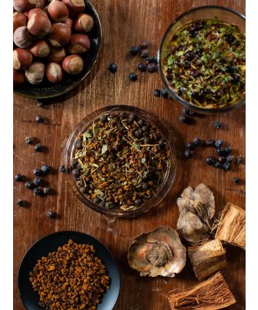 Chaga tea Chaga with juniper and rosemary of the scattered herbal tea - Buy Online on GoSupps.com