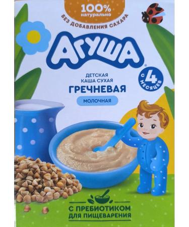 AGUSHA Milk buckwheat 200g from 4 months