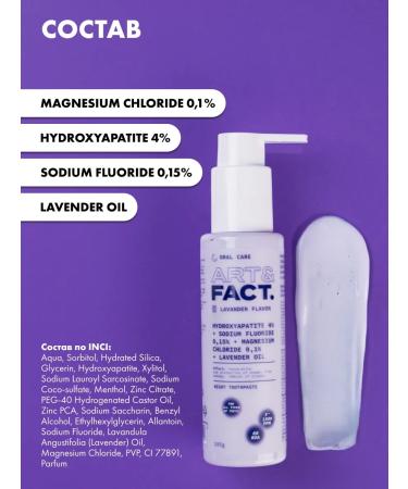 ART&FACT Remineralizing toothpaste 105 g - Buy Online on GoSupps.com