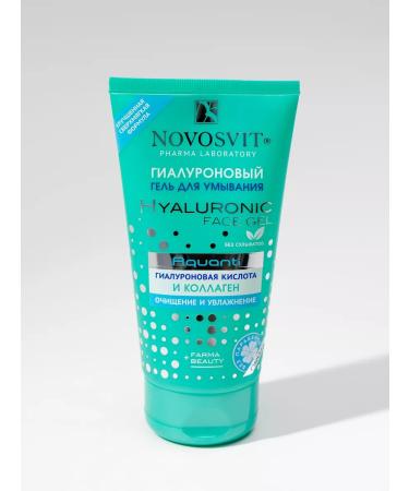 Novosvit Hyaluronic washing gel cleansing and moisturizing 150ml - Buy Online on GoSupps.com
