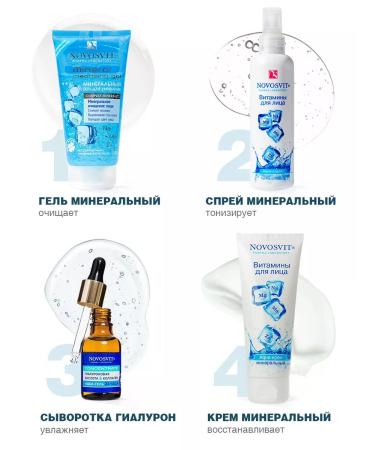 Novosvit Mineral washing gel 150 ml - Buy Online on GoSupps.com