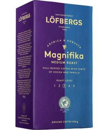 Coffee ground Lofbergs Magnifika 500gr - Buy Online on GoSupps.com