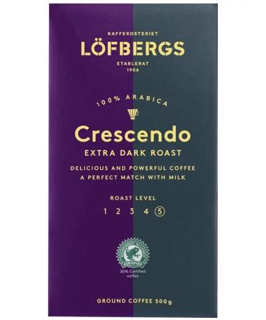 Coffee ground Lofbergs CressCendo 500g - Buy Online on GoSupps.com