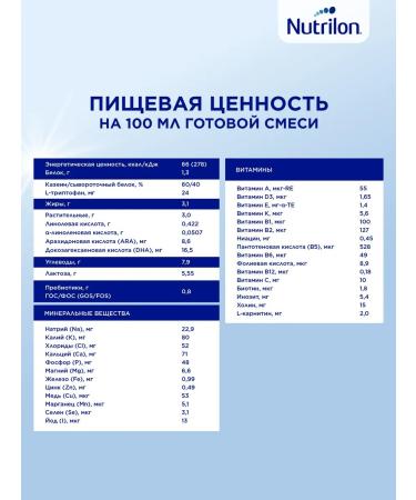 Nutrilon Dairy mixture Premium 2 from 6 months. 600g - Buy Online on GoSupps.com