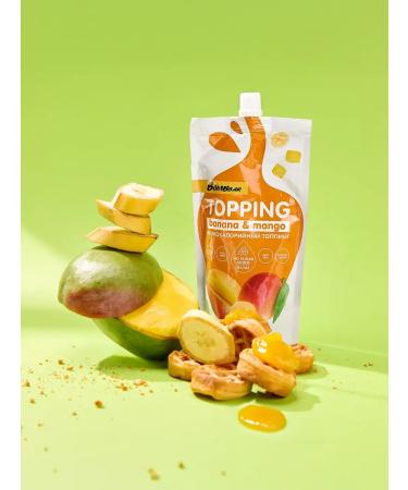 Bombbar Low -calorie topping without sugar Banan Mango 2pcs 240g - Buy Online on GoSupps.com