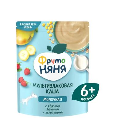 Frutonyanya Porridge multi -haired apple banana strawberry 200g