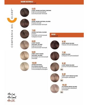 Compagnia Del Colore Professional hair dye 10.32 Blond Platinum - Buy Online on GoSupps.com