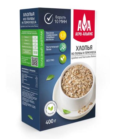 Agro-Alliance Flakes from Paul and Hercules "Extra" 400 g - Buy Online on GoSupps.com