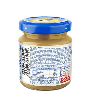 grandma's basket Puree apple 4+month 100 g (6 pieces) - Buy Online on GoSupps.com