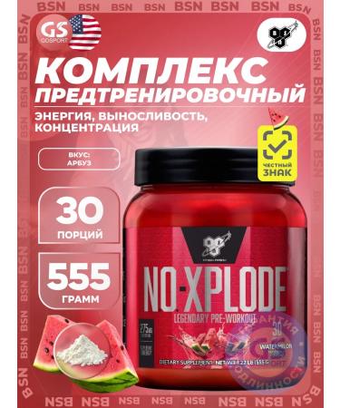 BSN The endurance of No Xplode endurance is powerful preterfly 555 grams