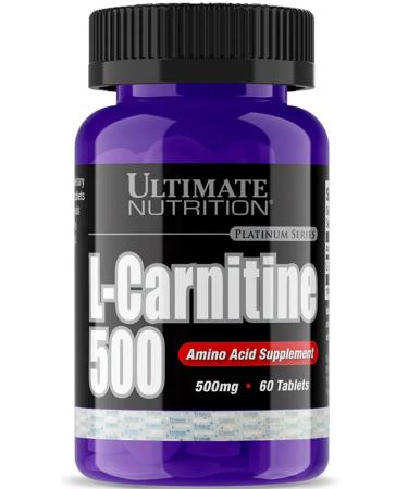 Ultimate Nutrition L carnitine 500 mg for weight loss fat 60 tablets - Buy Online on GoSupps.com