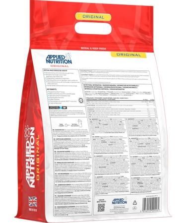 APPLIED NUTRITION Geyner Mass with glutamine and CLA for muscle growth 6 kg vanilla - Buy Online on GoSupps.com