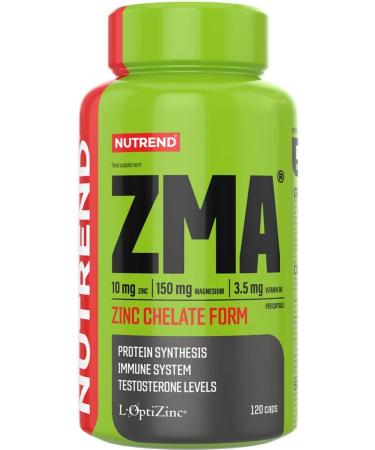 NUTREND ZMA Testosterone Booster for muscle growth 120 capsules - Buy Online on GoSupps.com