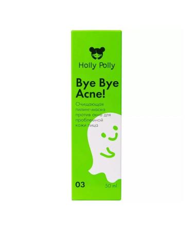 HOLLY POLLY Bye bye Acne! Cleaning Pilling mask against acne - Buy Online on GoSupps.com