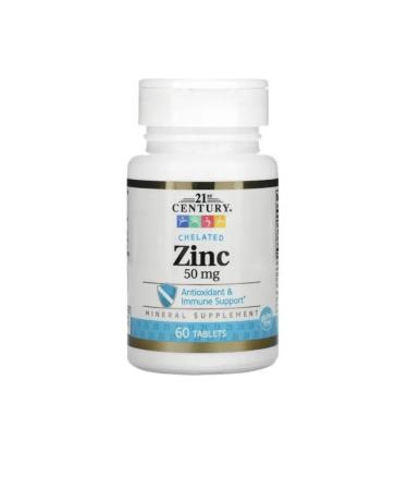 21st Century HELET ZINK 50 mg 60 table