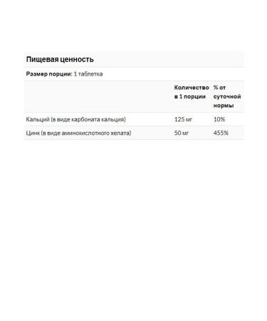 21st Century HELET ZINK 50 mg 60 table - Buy Online on GoSupps.com