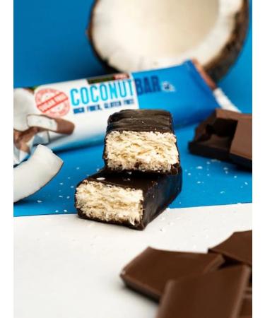 POWER PRO Coconut bar 50 g of sugar 50 g 20 pcs - Buy Online on GoSupps.com
