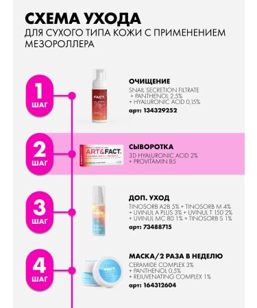 ART&FACT Serum for Mesoroller 14 ml - Buy Online on GoSupps.com