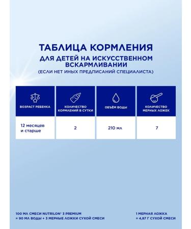 Nutrilon Children's milk Premium 3 from 12 months. 1200g - Buy Online on GoSupps.com