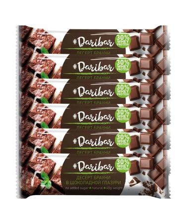 DariBar Dari Bar protein bush Dessert Brownie 6 pcs - Buy Online on GoSupps.com