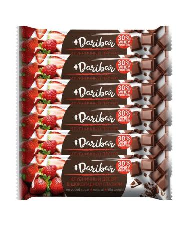 DariBar Protein Baton Dari Bar Strawberry Dessert 6 pcs - Buy Online on GoSupps.com