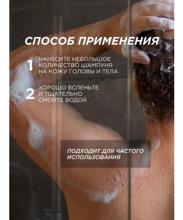 SYNERGETIC Salusfund male shampoo 2B1 2pcs 750ml - Buy Online on GoSupps.com