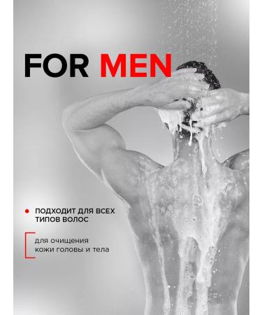 SYNERGETIC Salusfund male shampoo 2B1 2pcs 750ml - Buy Online on GoSupps.com