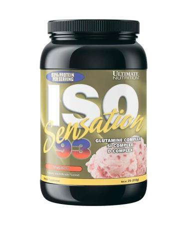 Ultimate Nutrition Protein ISO Sensation 910 g - strawberries