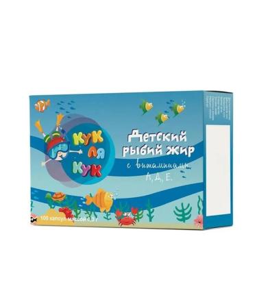 Mirolla Fish fat children's kuk la kuk with vitamins 100 tab 5 - Buy Online on GoSupps.com