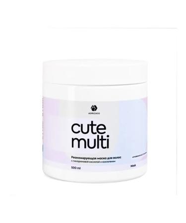 ADRICOCO Professional hair mask with a collagen 500 ml - Buy Online on GoSupps.com