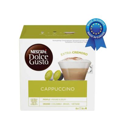 Nescafe Dolce Gusto Coffee in Dolce Gusto Cappuccino capsules - Buy Online on GoSupps.com