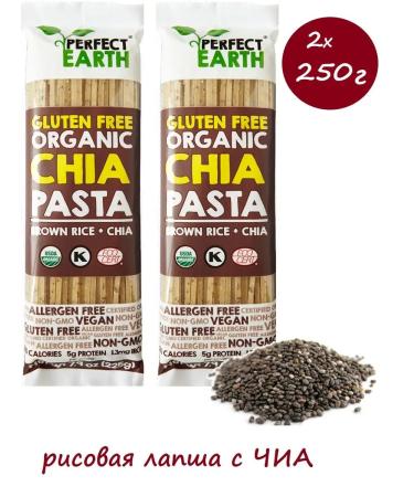 PERFECT EARTH Rice noodles with seeds chia 2 pcs x 225g