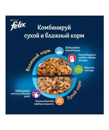 FELIX Feed for cats with beef 75 g x 26 pcs - Buy Online on GoSupps.com