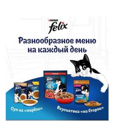 FELIX Kittens with chicken 75 g x 26 pcs - Buy Online on GoSupps.com
