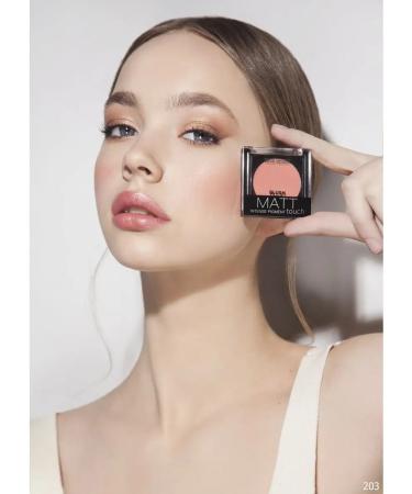 BELOR DESIGN Face blush dry matte Matt Touch tone 203 - Buy Online on GoSupps.com