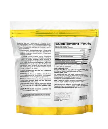 California Gold Nutrition Collagen Up Collagen 464 g - Buy Online on GoSupps.com