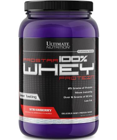 Ultimate Nutrition Serum protein Prostar Whey 907 g strawberries - Buy Online on GoSupps.com