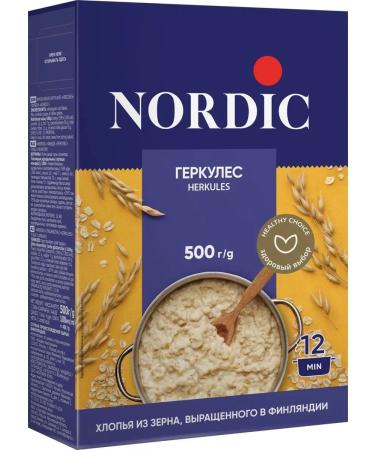 Nordic Oatmeal flakes Nordis Hercules 500 g