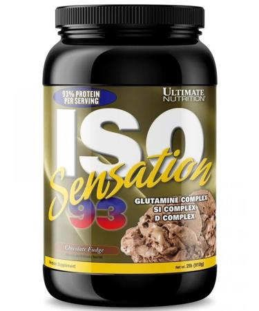 Ultimate Nutrition ISO Sensation 93 910 g chocolate fadge isolate - Buy Online on GoSupps.com