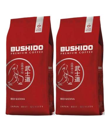 Bushido Coffee in Red Katana 1 kg 2pcs
