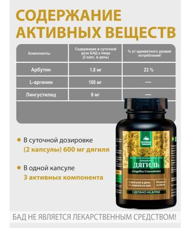 Altai traditions Diagil Damiana and L-Arginin - Buy Online on GoSupps.com