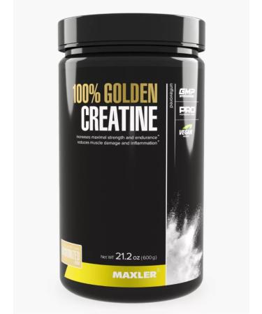 100% Golden Creatine creatine monohydrate powder maxler 600g