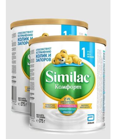Similac Mixture comfort 1 s 0+ month 2 pcs 375 gr.